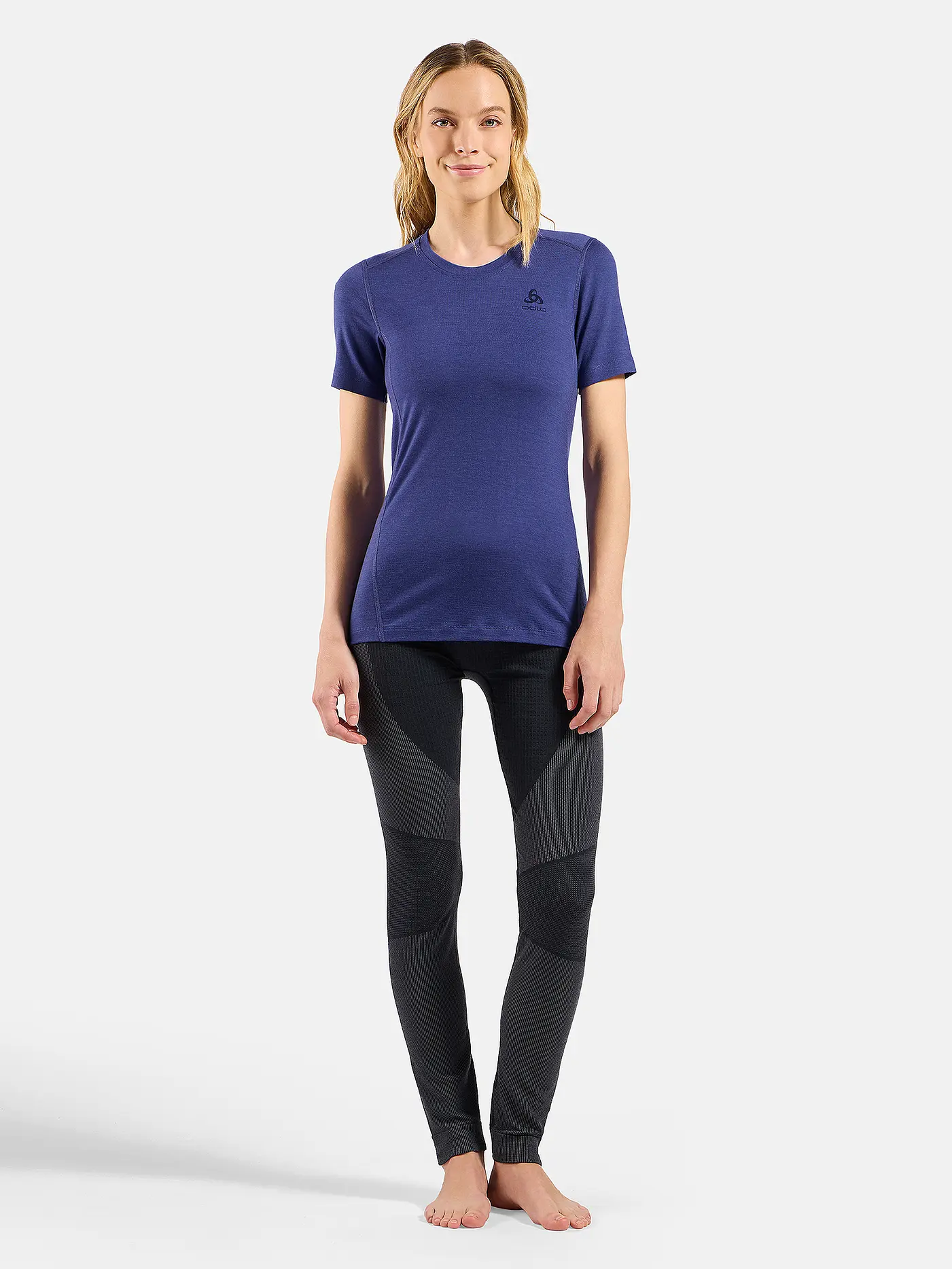 ODLO | Damen Unterziehshirt Natural Merino 200 | blau